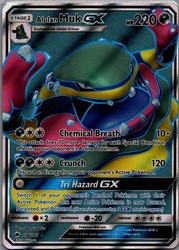 Alolan Muk GX 138/147 Burning Shadows Full Art Ultra Rare Holo