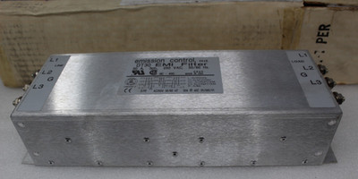New EMISSION CONTROL DT30 EMI FILTER 30A 250VAC 50/60Hz DELTA 3 PHASE DT-30