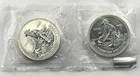 2x 1982 Engelhard American Prospector 1 oz Silver .999 Round Bullion SEALED