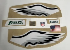 Eagles Full Size Football Helmet Decals High Quality 20 Mil Schutt W/EXTRAS