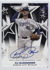 2025 Topps Series 1 Baseball Stars Auto CJ Alexander #BSA-CA Auto b5f