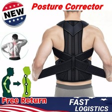 Adjustable Posture Corrector for Men/Women - Pain Relief  Lumbar Support