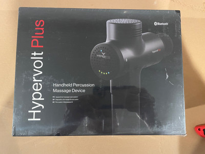 New Sealed Hyperice Hypervolt Plus BT Percussion Massage Device Black, Bluetooth