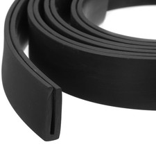15/64" x 25/32"x 16.4ft Rubber U Channel Edge Trim Flat Type Fit for 2mm Edge