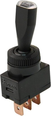 Pilot Automotive Universal Racing On Off Toggle Switch Red Illuminated LED 12v