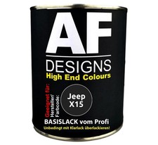 Vernice auto 250ML per Jeep X15 Sebia Black vernice base pronta da spruzzare