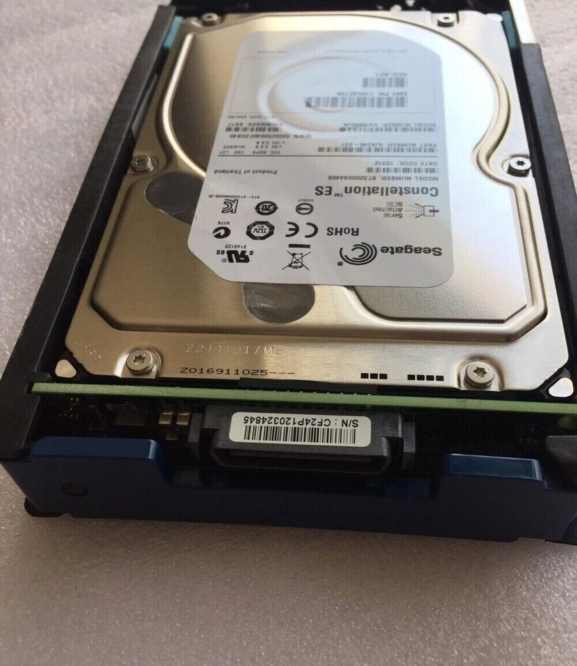 EMC 005049277 V3-VS07-020E 6Gb SAS 2T 2TB VNXe3300 3.5" 7200RPM Hard Disk - Image 3 of 3