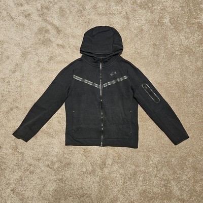 Nike schwarzer Tech Fleece Hoodie mit Reißverschluss für Kinder