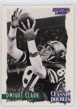 1997 Kenner Starting Lineup Classic Doubles Dwight Clark #87 9bp