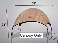 K H Pet Canopy Add On For Elevated Dog Bed, Tan, Fits Cot Size 25x32x7 NO BED 