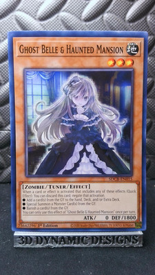 | Yugioh Ghost Belle Haunted Mansion SDCB-EN015 1st Edition NM-   |