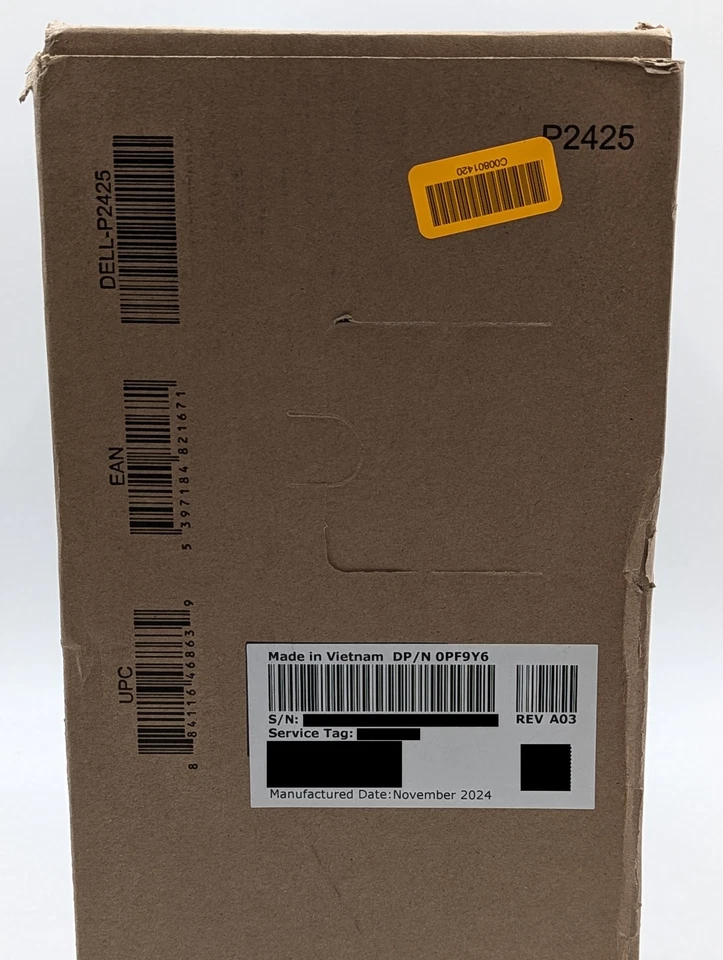 Dell P2425 24" IPS LED Monitor 1920 x 1200 100Hz 5ms 16:10 (0PF9Y6) Gray - Image 4 of 4