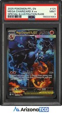 Pokemon 2025 Mega Charizard X ex 125/094 SIR Phantasmal Flames PSA 9