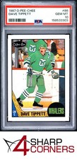 1987 O-PEE-CHEE #86 DAVE TIPPETT WHALERS PSA 10