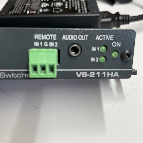 Kramer VS-211HA Digitools HDMI Standby Switcher w/ AC cord - Tested Working - Picture 3 of 9