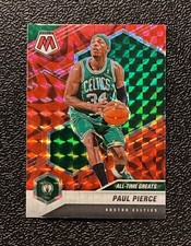 Paul Pierce *Red Reactive Prizm* 2020-21 Panini Mosaic #285 🏀 Boston Celtics ☘️