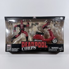 Marvel Legends Deadpool Corps 80 Years Action Figure Set with Scooter Hasbro NEW