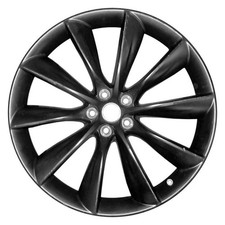 For Tesla X 16-17 Alloy Factory Wheel 10 Turbine-Spoke Black Pearl Metallic