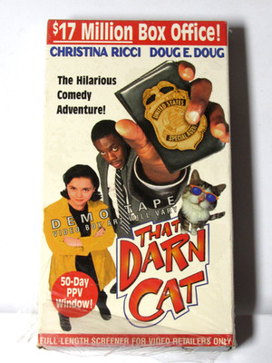 That Darn Cat (VHS, 1997) RARE Screener Demo Video Tape w/ Shrinkwrap FREE