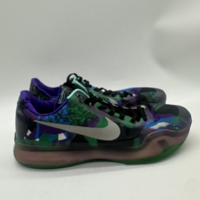 Nike Kobe Bryant X 10 Low Peach Jam Overcome Emerald Purple 705317 
