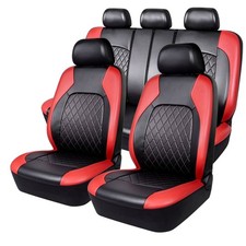 For Toyota Camry Corolla Car Seat Covers Leather 5-seat Front Rear Set Protector