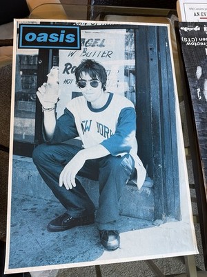 Oasis Liam Gallagher Wine Cooler 1990's Era Poster 23.4 X 33 Very Rare!!