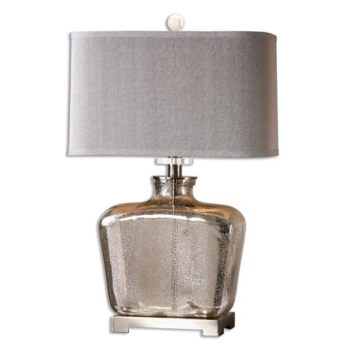 Uttermost Molinara 1-light Speckled Mercury Glass Table Lamp - Picture 1 of 2