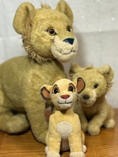Disney Live Action The Lion King Lot + Vintage TY Beanie Baby Simba & Nala 