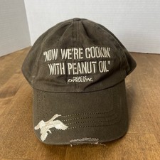 Vintage Duck Dynasty Dark Green Adjustable Hat Adult Size Hat Baseball Cap