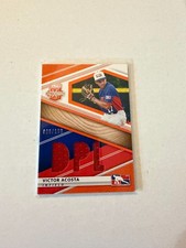 2020 Panini Elite Extra Edition DPL Material Orange #DPM-VA - Victor Acosta /199