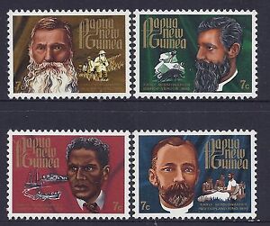 mnh guinea muh 1972 missionaries papua mint early fine set