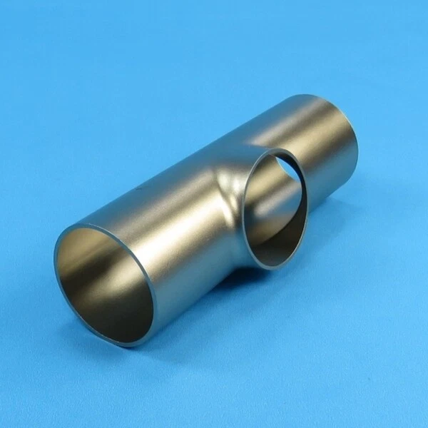 Edelstahl T-Stück Ø 70mm Rohr Abzweig V2A Matt Ungeschliffen Verbinder VA