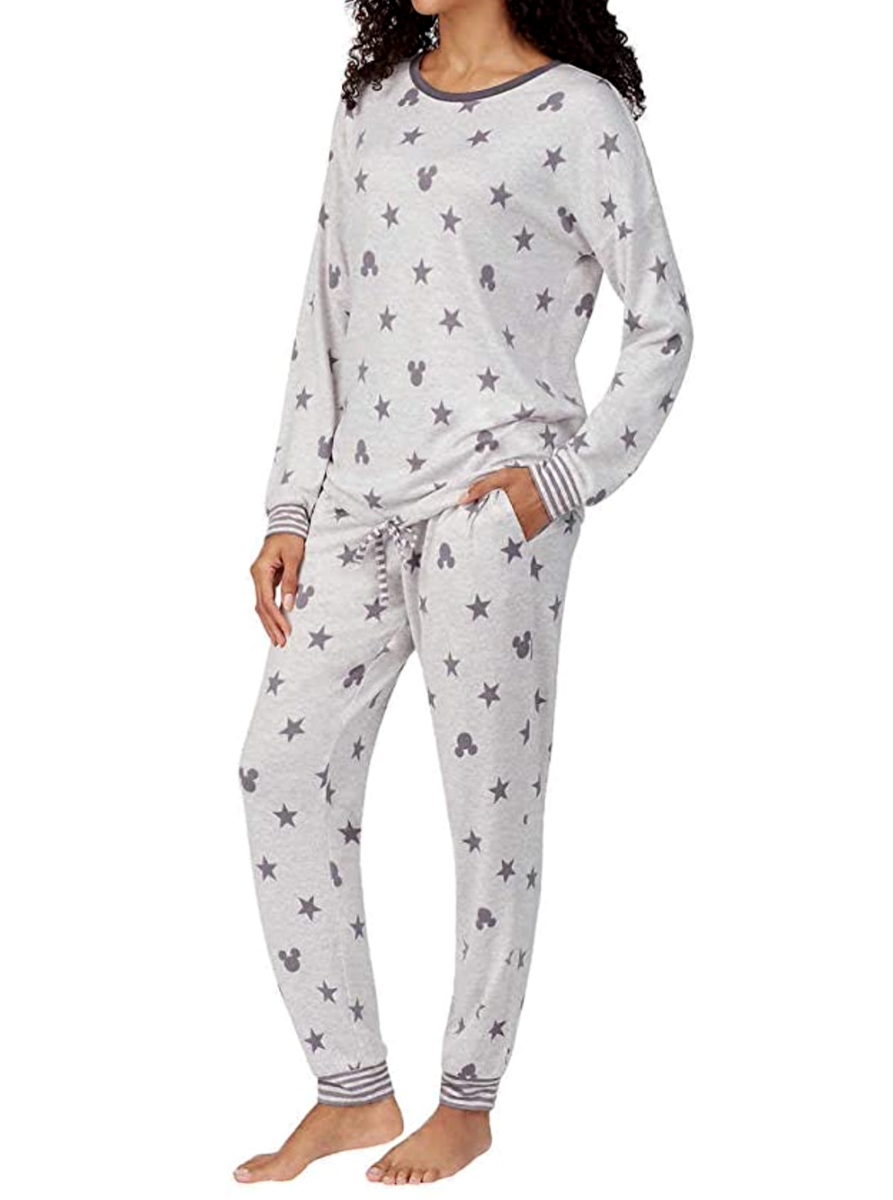 Pj Set Womens Coziest Pjs Womens Disney Mickey Mouse Pajamas Pants