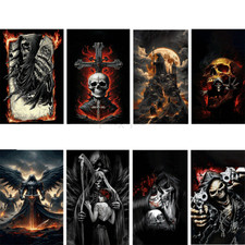 1SET NEW HOT Skull Lover Car Center Pillar Stickers for Car Window Door Pillar