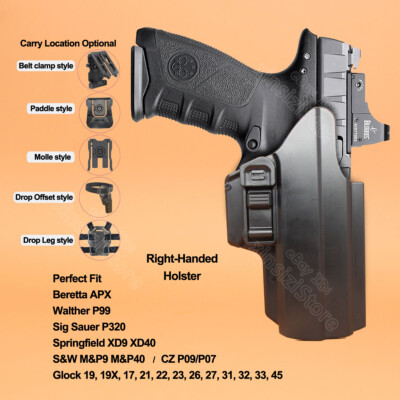 IPSC Holster For Sarsilmaz SAR 9mm Tisas Zigana PX-9 BRG9 Springfield XD 9 XDM