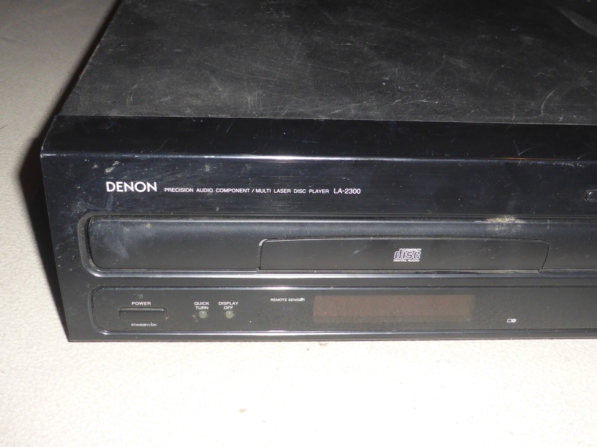 DENON MULTI LASER DISC CD PLAYER LASERDISC LA-2300 NO REMOTE | eBay