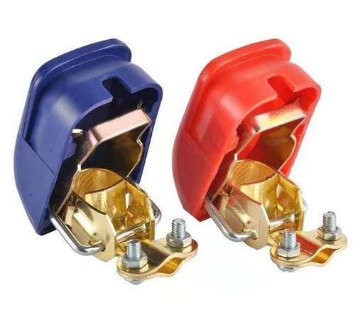 Car Battery Terminals Connectors Van Quick Release Top Post Battery Clamps 4 Pcs - Picture 18 of 24