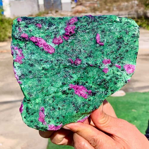 4.98LB Natural green Ruby zoisite (anylite) crystal Healing - Picture 4 of 24
