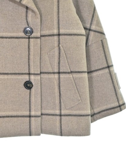 MAX MARA WEEK END LINE Peacoats GrayBeigexBlacketc.(Check Pattern) 2200576981019 - Picture 6 of 6
