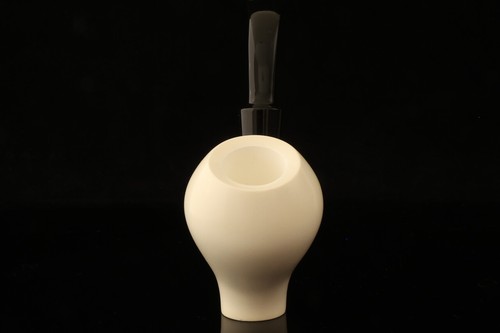 srv Premium - Self Sitter - Block Meerschaum Pipe with custom case 13235 - Picture 2 of 10