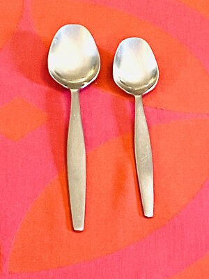 Gense Focus MCM  Sweden Satin 2 Spoons: 1- Teaspoon 1- Place Oval/ Soup spoon''