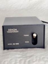 DENON Step Up Transformer AU-305 MC Cartridge Japan Good Working Condition