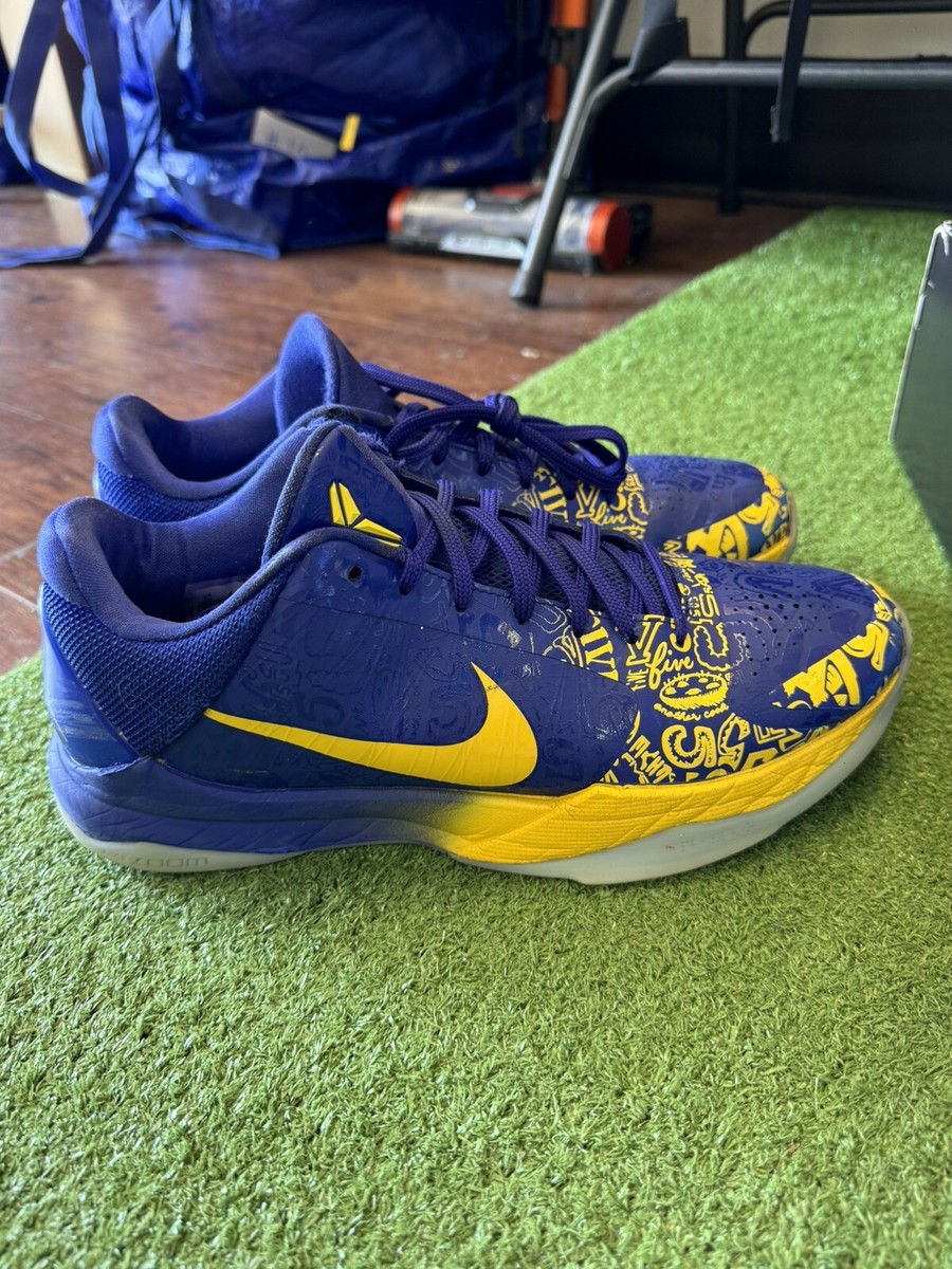 Nike Men's Zoom Kobe V 5 Protro 5 Rings Concord Midwest Gold Nike Men's Zoom Kobe V 5 Protro 5 Rings Concord Midwest Gold