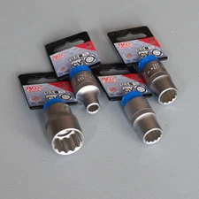 BGS Zwölfkant Nuss Vielzahn SW 8 - 46mm, Steckschlüssel Einsatz XZN, Antrieb 1/2