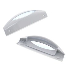 Bompani Maniglia Porta Frigo e Congelatore, Bianco Originale