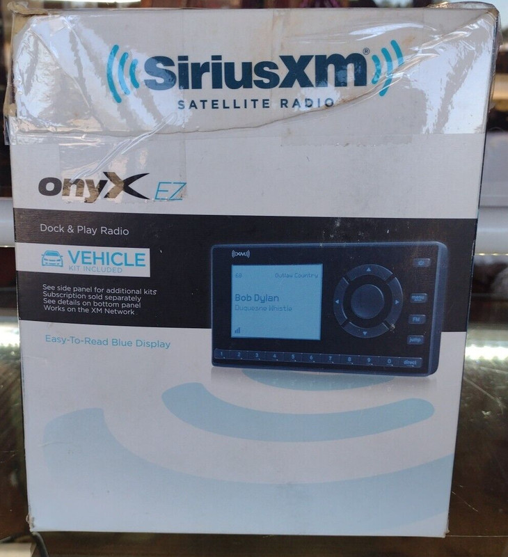 SiriusXM Satellite Radio XEZ1V1 Onyx EZ Satellite Radio with Vehicle Kit - Black