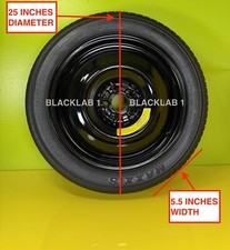 SPARE TIRE 14517" FITS:2024 2025 2026 SUBARU BRZ TS (25 INCHES TIRE DIAMETER)