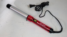Bed Head BH353 Corded Electric Curlipops Clamp-Free Curling Iron Red Silver