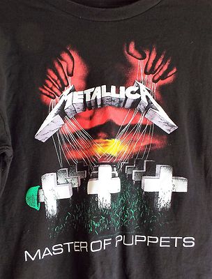 Metallica Master of Puppets Black T-Shirt Lg.? 2007 | eBay