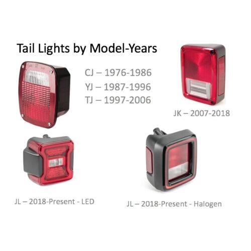 Jeep climbing tail light covers / flip flops / fits 2018-24 Wrangler / JL - Bild 10 von 10